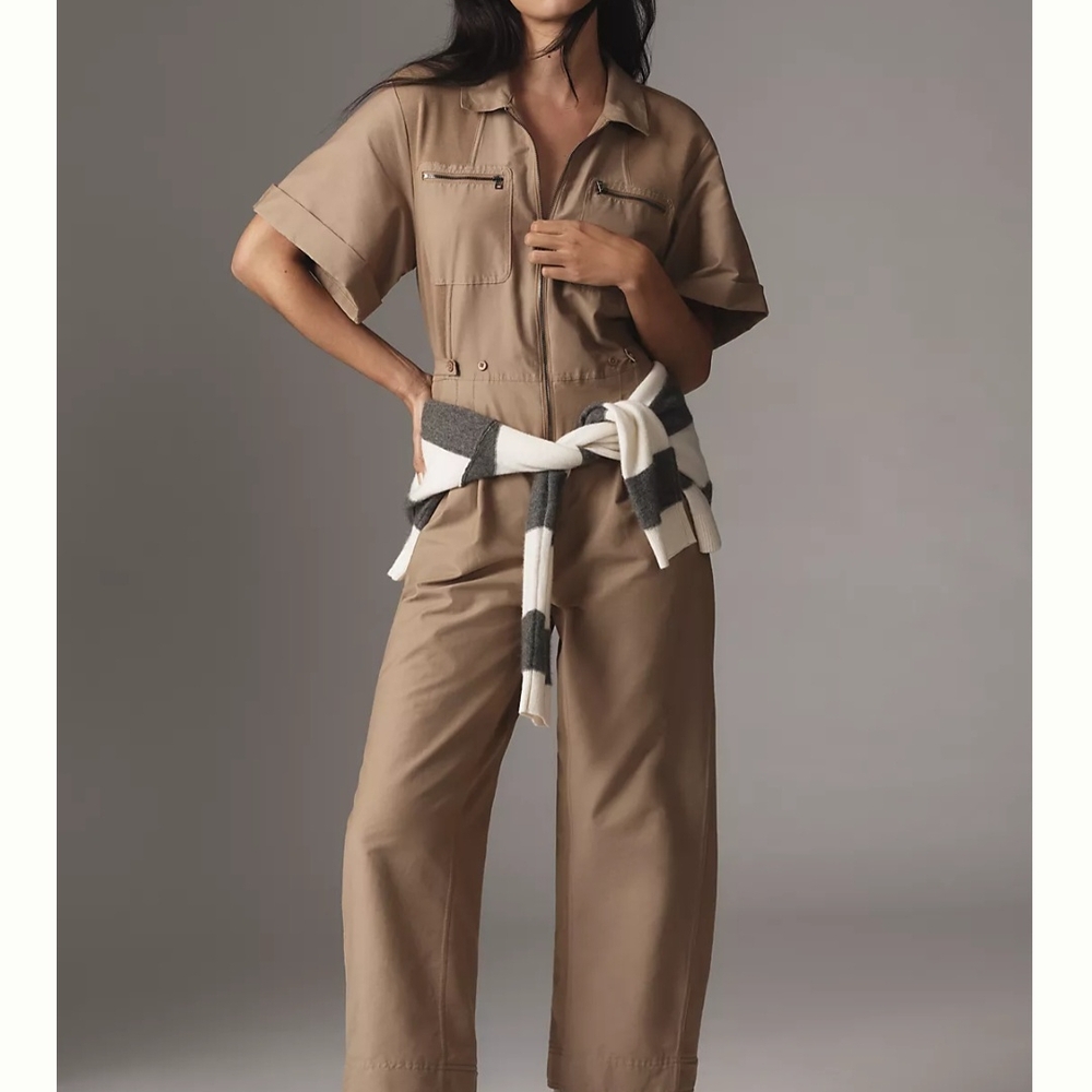 Women's Tan Jumpsuit